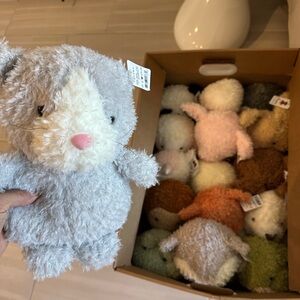 Adorable Gray and White Plush Toy